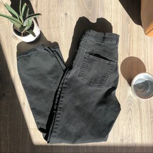 Black Straight Cut Jeans
